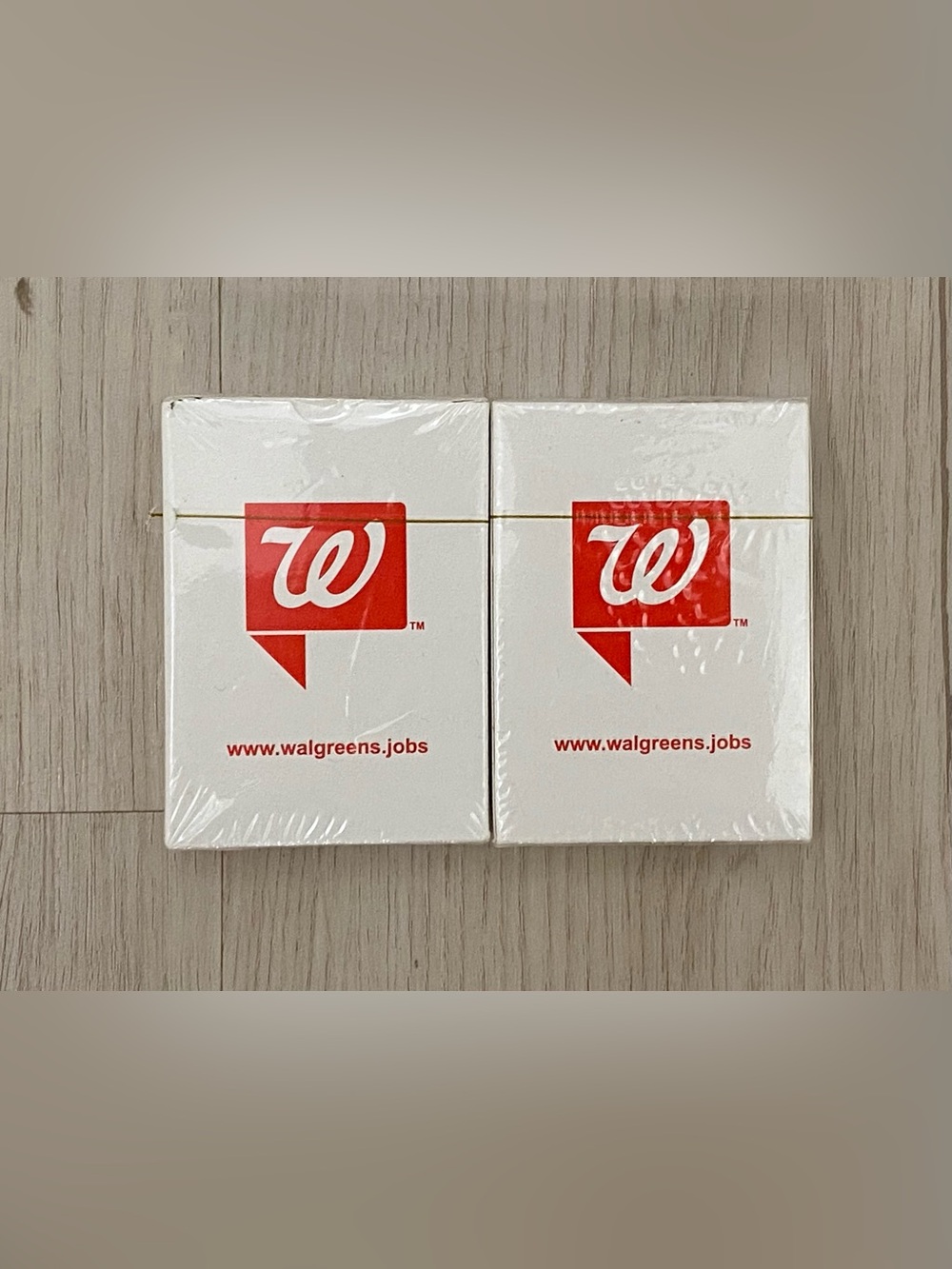 Lot of 2 Walgreens Playing Cards Deck Promo Corporate Swag Brand New Sealed